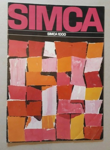 Simca 1000 range - 1000, brochure