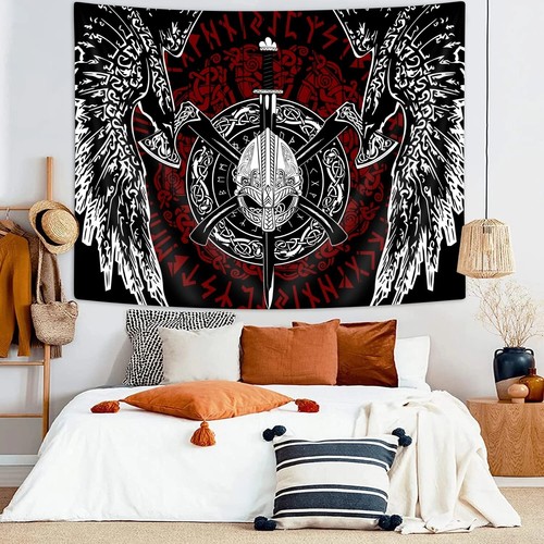 Large viking norse tapestry - large,