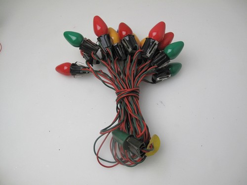Vtg 1950s christmas lights - vtg,
