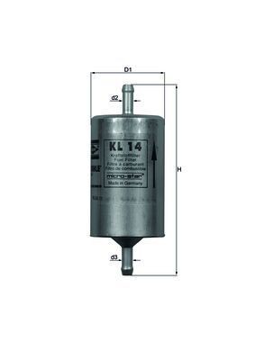 Mahle fuel filter fits - filter,