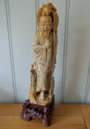 Vintage chinese soapstone - vintage,