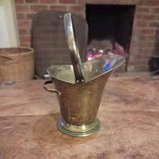 Vintage Silver Coal Scuttle