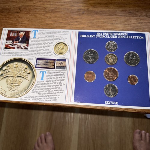 Royal mint 1984 - 1984, brilliant