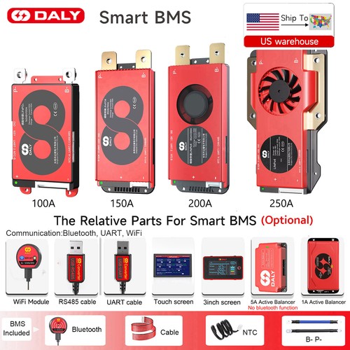 Daly bms 12v - bms, 48v