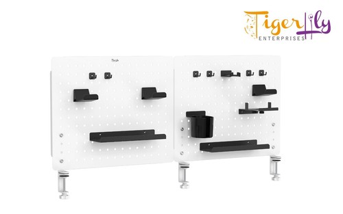 Clamp metal pegboard - clamp, on