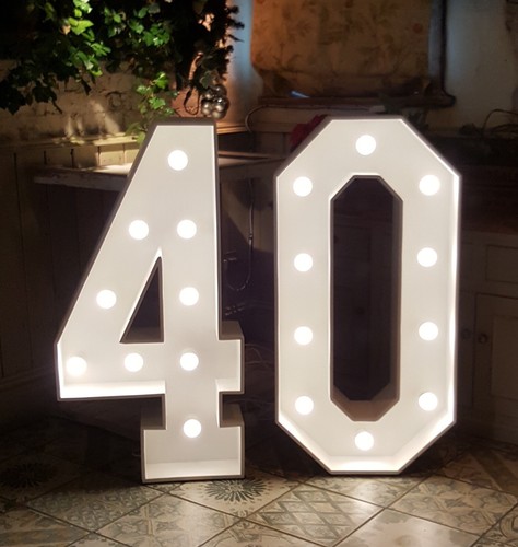 Light numbers for hire - light, 4