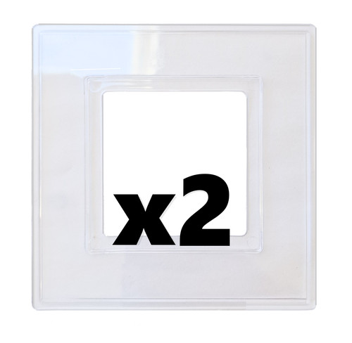 Double transparent finger - transparent,