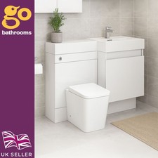 White Gloss Toilet and Sink