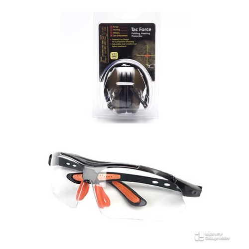 Clay pigeon ear muffs - clay,