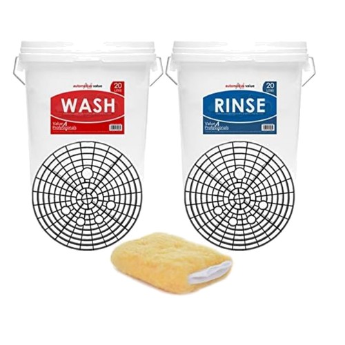 Car wash buckets - buckets, &