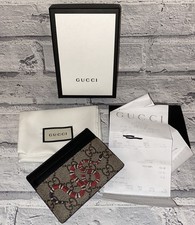 Gucci Snake Print Leather