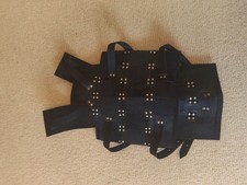 LARP Black Leather Plate Armor