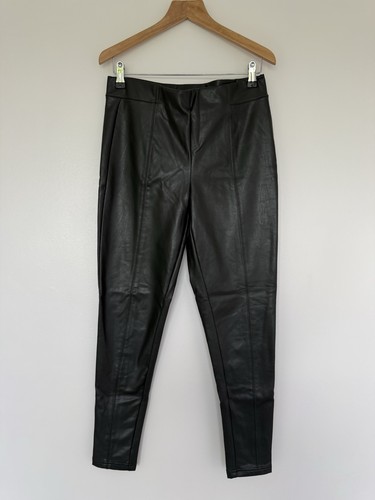 Faux leather trousers uk - m&s,