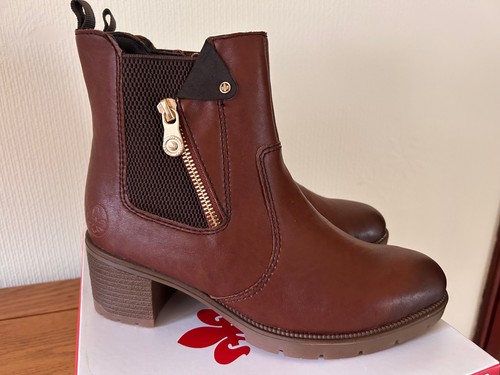 Ladies rieker brown ankle - rieker,