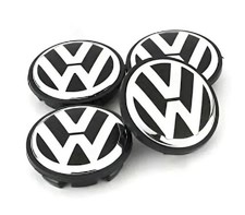 4 x Alloy Wheel Centre Hub Caps 65mm Golf Passat Sharan 3B7601171 UK Seller