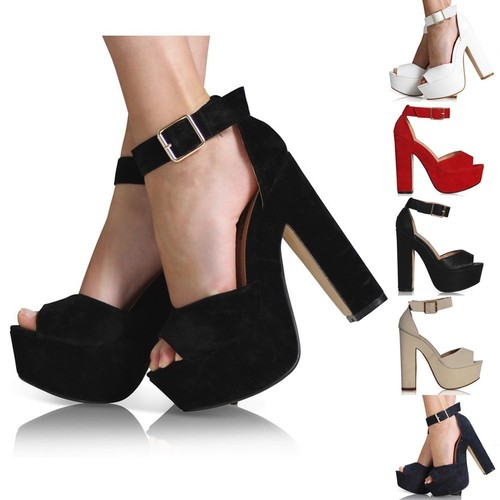 Womens platform block - platform, heel