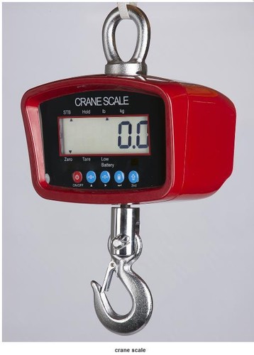 Heavy duty crane - crane, scale