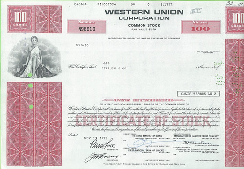 Western union corporation - western,