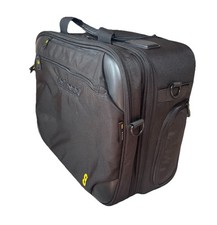 Gate 8 Convertible Carry-On Roller Travel Case with Detachable Laptop Bag Black