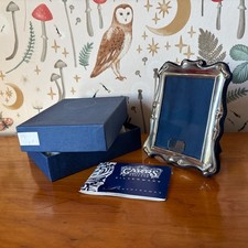 Carrs of Sheffield 1993 Hallmarked Sterling Silver Photo Frame – Boxed Unused