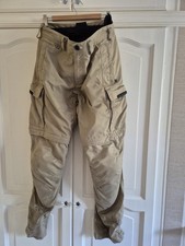 BMW Motorad Summer 2 Motorcycle Trousers Size L Neutral/ Beige