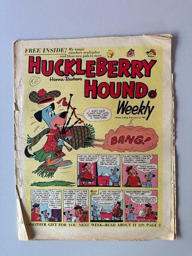 Huckleberry hound weekly comic - huckleberry,