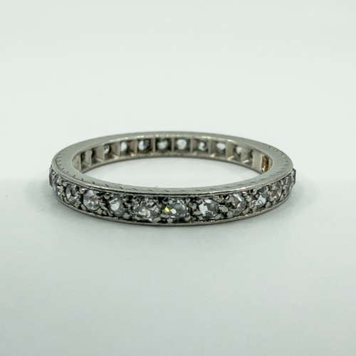 Antique platinum old cut - old,