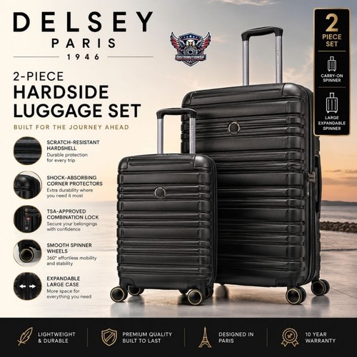 Delsey paris 2pc - delsey, spinner