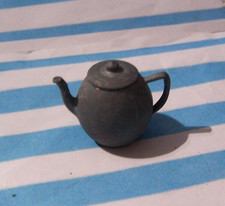 DOLLS HOUSE, TEAPOT, 16TH, DOL-TOI, KITCHEN, LEAD, METAL, VINTAGE