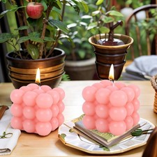  Bubble Candle Cube Soy Wax