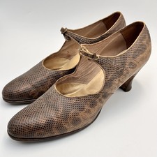 Vintage 1930s Shoes Python