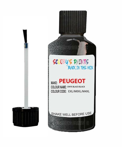 Paint for peugeot - onyx, black