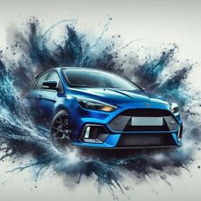 Ford Focus RS Birthday Card or