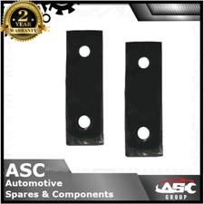 Universal Exhaust Silencer Hanger Rubber Strap - 83mm 3 1/2" - 10mm Eyelits x2