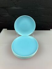 6 x Poole Twintone Sky Blue Dove Grey Side / Salad Plates 18 cm Wide Last 2 Sets