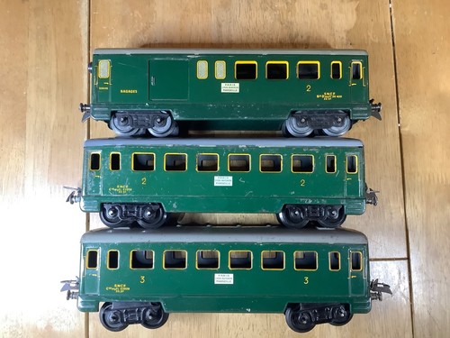 French hornby gauge rake of - o,