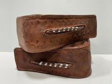 Western Stirrups Leather Wrapped Horse Tack made in USA