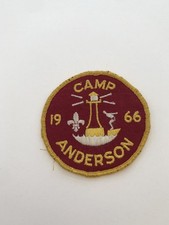 Vintage Boy Scouts Patch Camp Anderson 1966