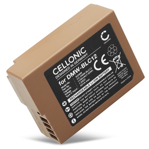 Battery for panasonic lumix - 1x,