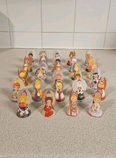 Set Of 29 Vintage Paper Angel Finger Puppets.  Christmas 7cm