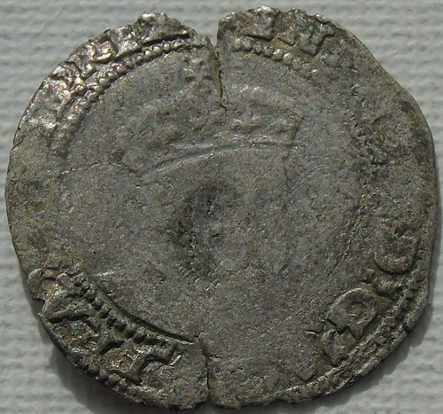 Henry viii hammered silver - henry,