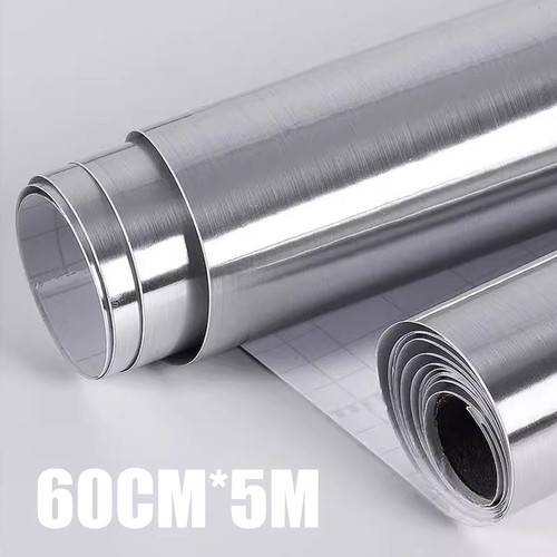 Self adhesive wallpaper silver - adhesive,