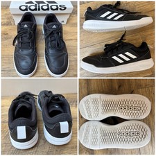 Adidas Tensaur Boys Girls Trainers SIZE 5 EU 38Kids Sports Shoes Casual Black PE
