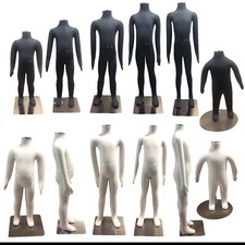 Children Kids Mannequins Bendy Flexible Movable Posable Soft Pinnable Dummies