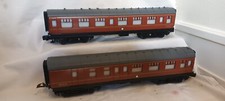 O gauge 7mm 2x LIONEL Harry Potter Coach Maroon 99718 99720 (like LMS BR mk 1)