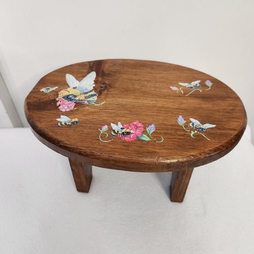 Vintage oval wooden child - vintage,