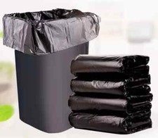 100 X Black Refuse Sacks 140G