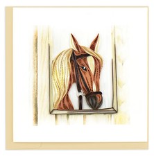 Quilling Horse In Stable Hello