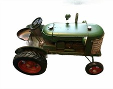 Metal Tin Small Green Tractor Model   Green Tractor Model Farm Gift Idea