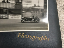 MG T series Racing car CEA 301 owners photograph Album  Brands Hatch Silverstone